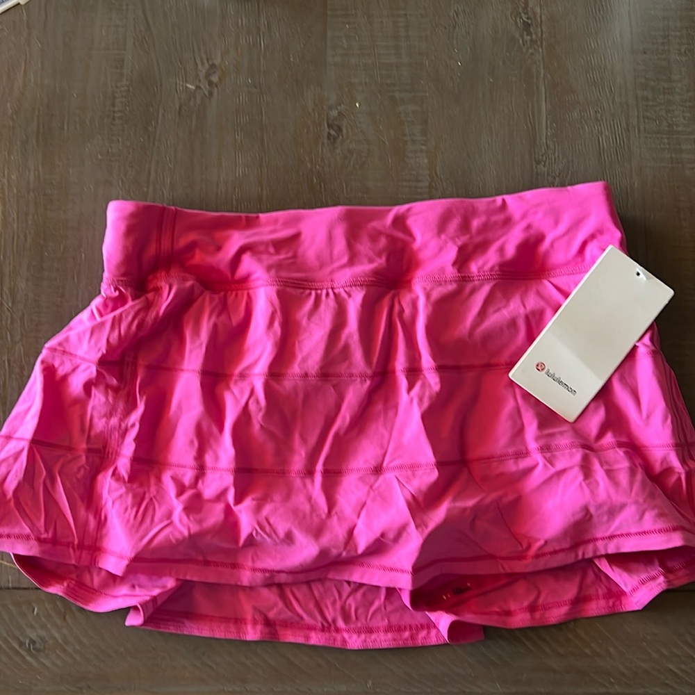 NWT- Lululemon - Pace Rival MR Skirt - Pink - 12